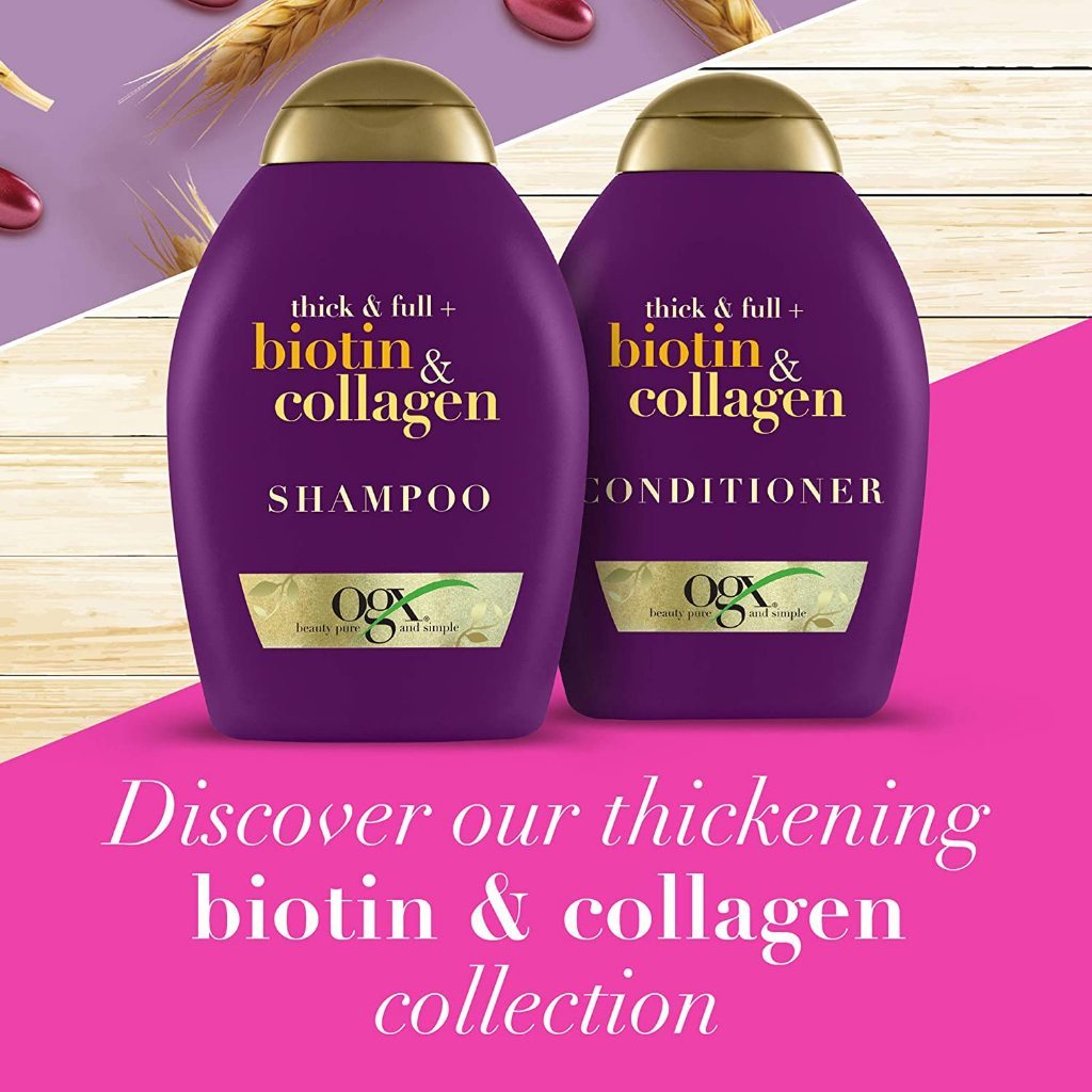 OGX Thick & Full + Biotin & Collagen Volumizing Shampoo Conditioner