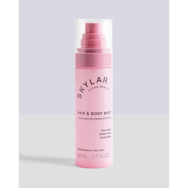 Skylar Hair & Body Mist - Vanilla Sky, Peach Fields, Coconut Cove, Boardwalk Delight