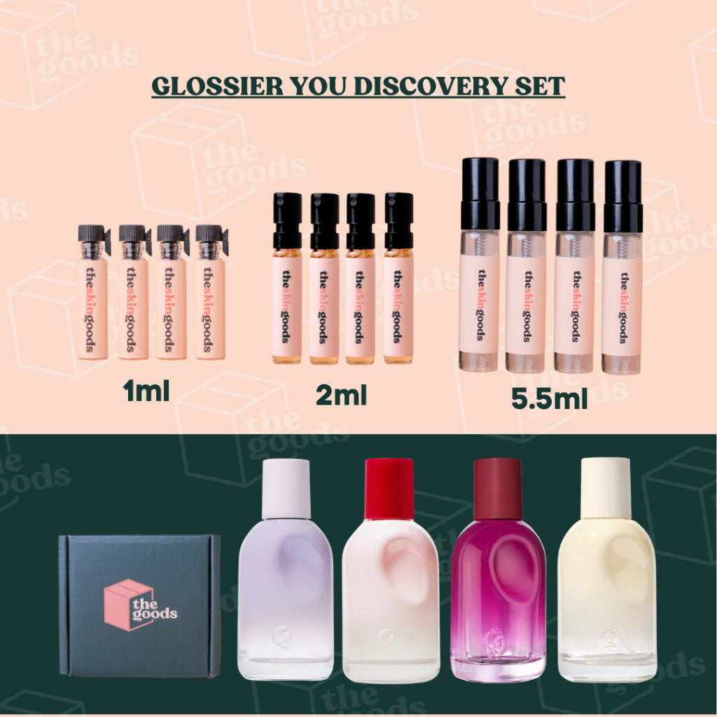 Glossier You, Doux, Fleur, Reve Discovery Set