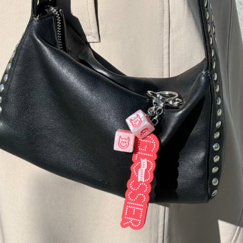 Glossier Vegas Keychain