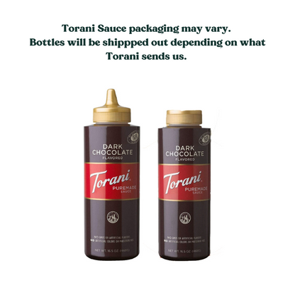 Torani Puremade Caramel, White Chocolate, Dark Chocolate Sauce for Coffee