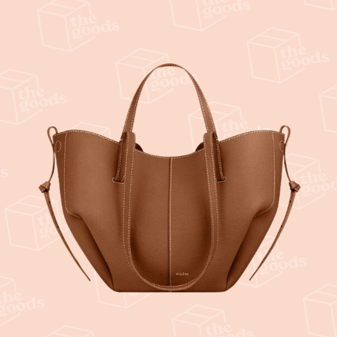 Polene Cyme Mini - Textured Camel