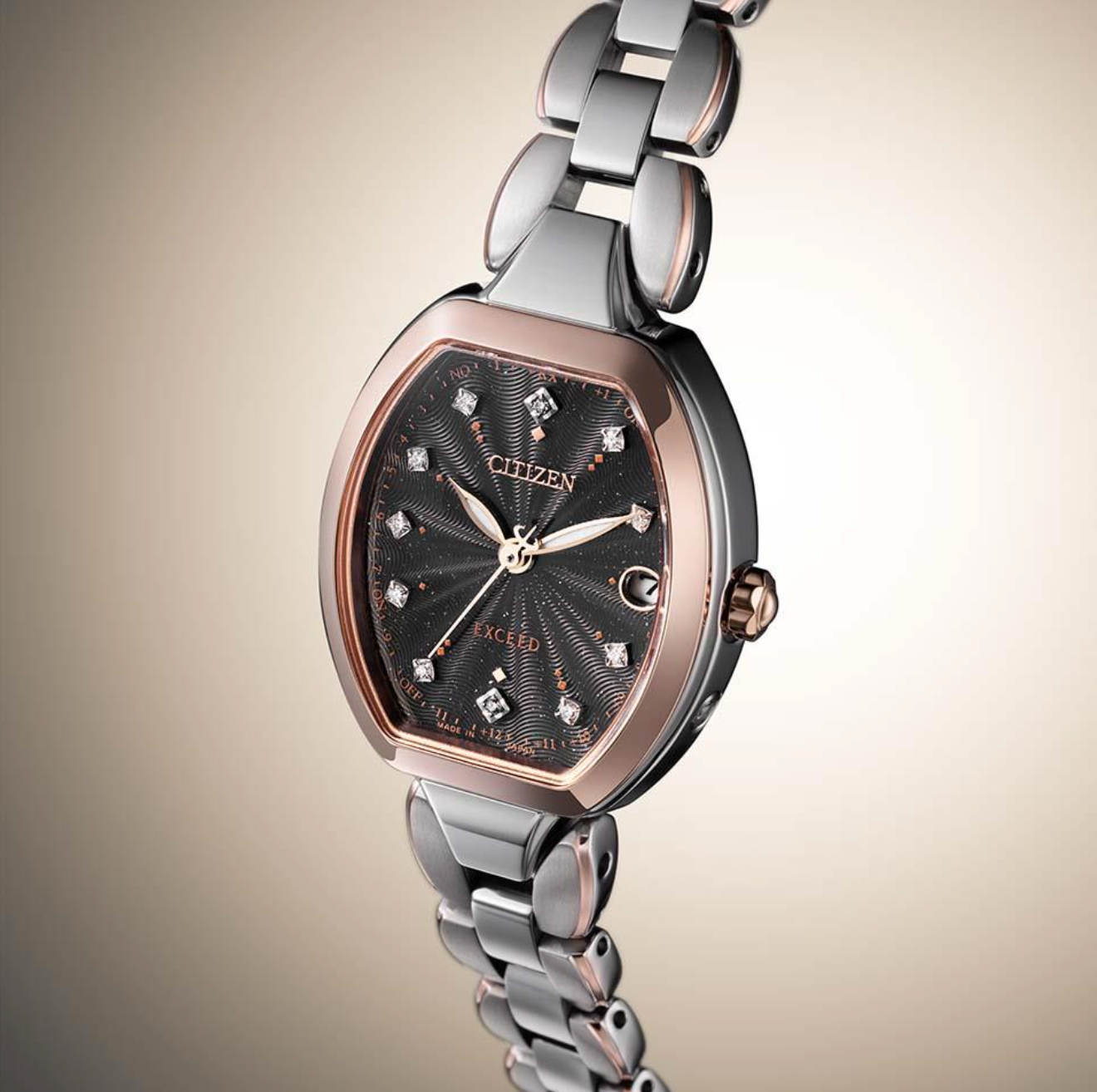 Citizen Exceed Limited Edition Kizashi Collection Wristwatch with Diamonds ES9485-52E