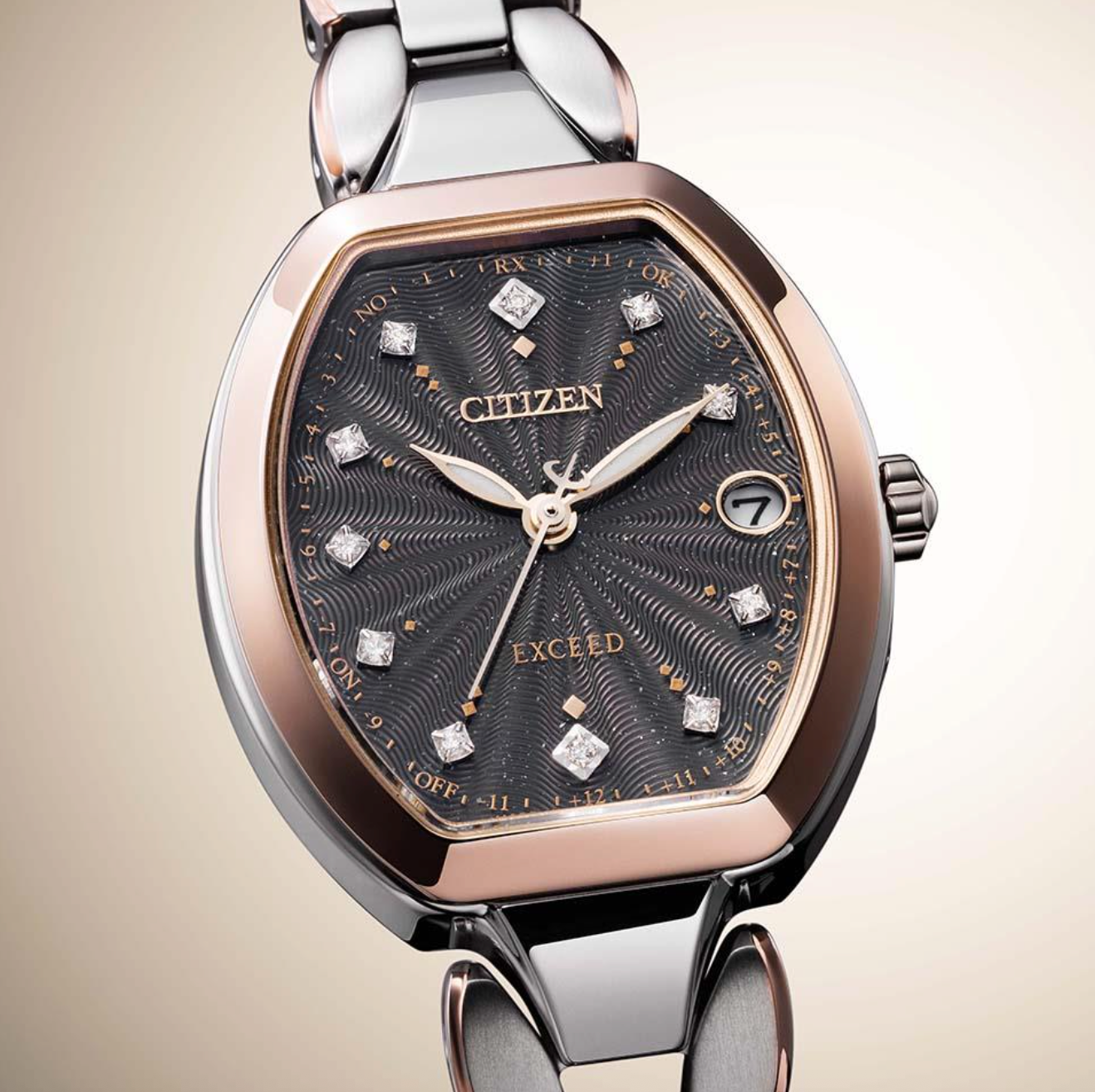 Citizen Exceed Limited Edition Kizashi Collection Wristwatch with Diamonds ES9485-52E