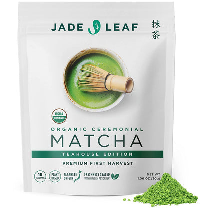 Jade Leaf Organic Ceremonial Grade Matcha Green Tea Powder 1.06oz