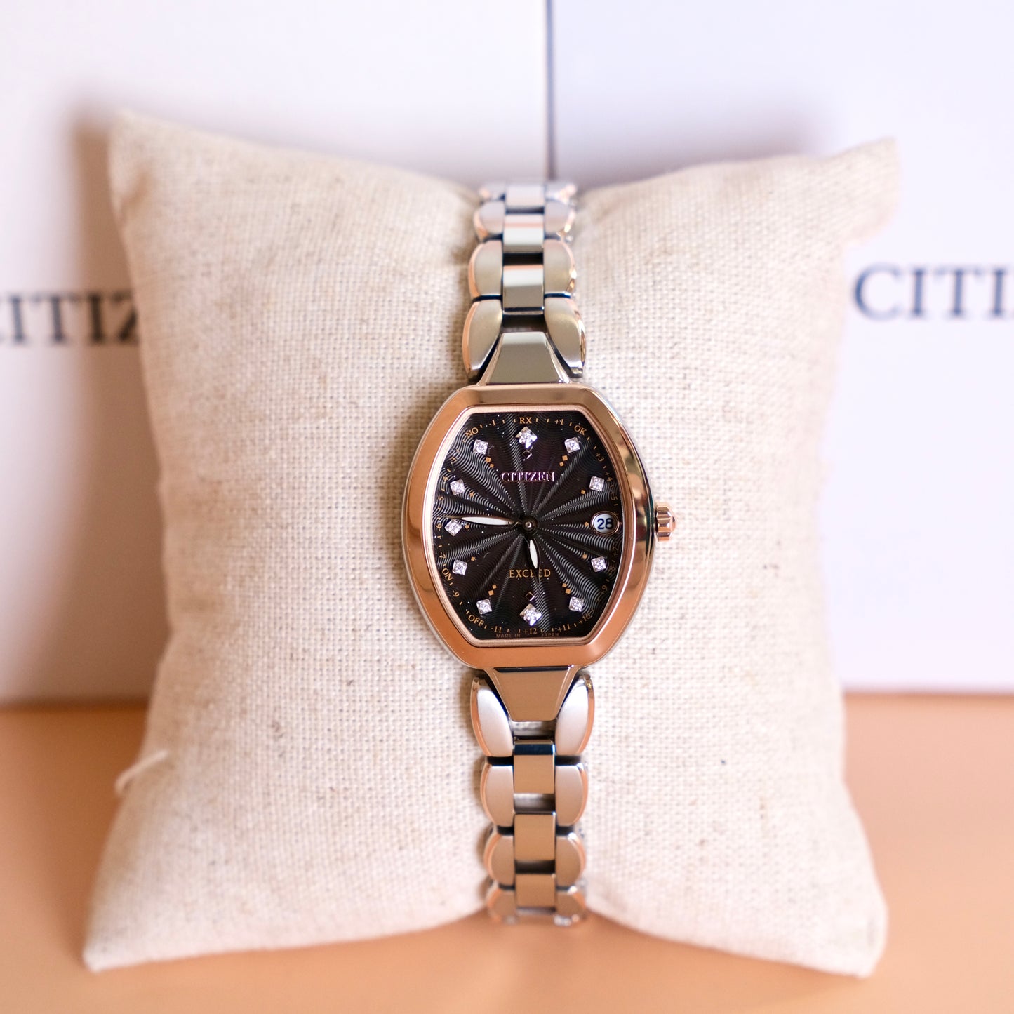 Citizen Exceed Limited Edition Kizashi Collection Wristwatch with Diamonds ES9485-52E