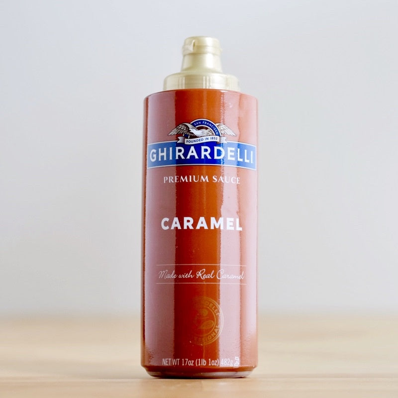 Ghirardelli Professional Premium Sauce Caramel, Dark Chocolate, White Chocolate for Coffee Syrup