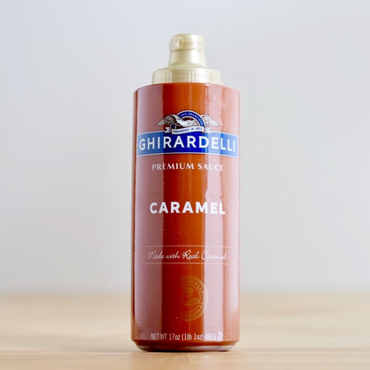 Ghirardelli Professional Premium Sauce Caramel, Dark Chocolate, White Chocolate for Coffee Syrup