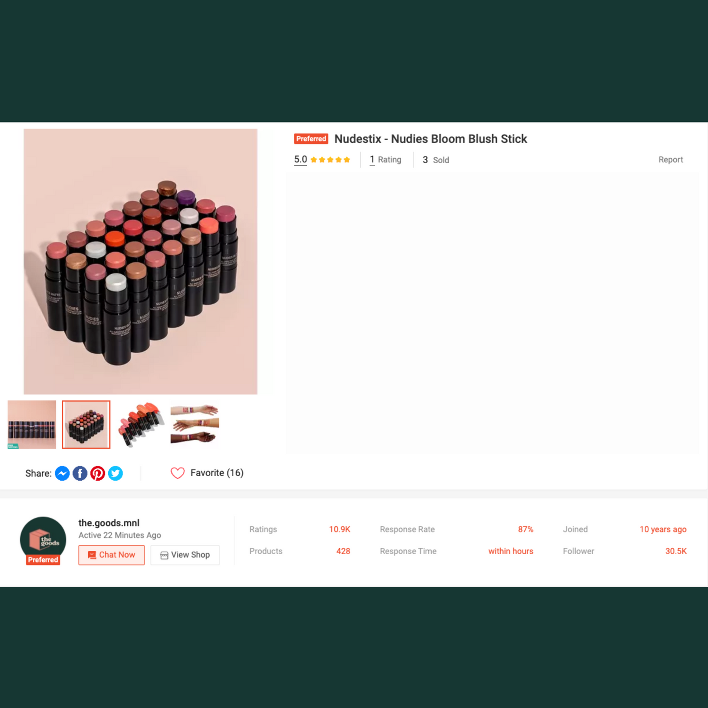 Nudestix - Nudies Bloom Blush Stick