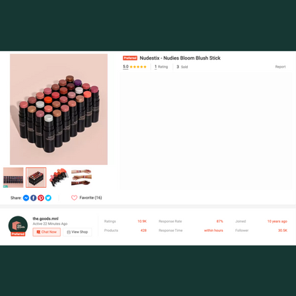 Nudestix - Nudies Bloom Blush Stick