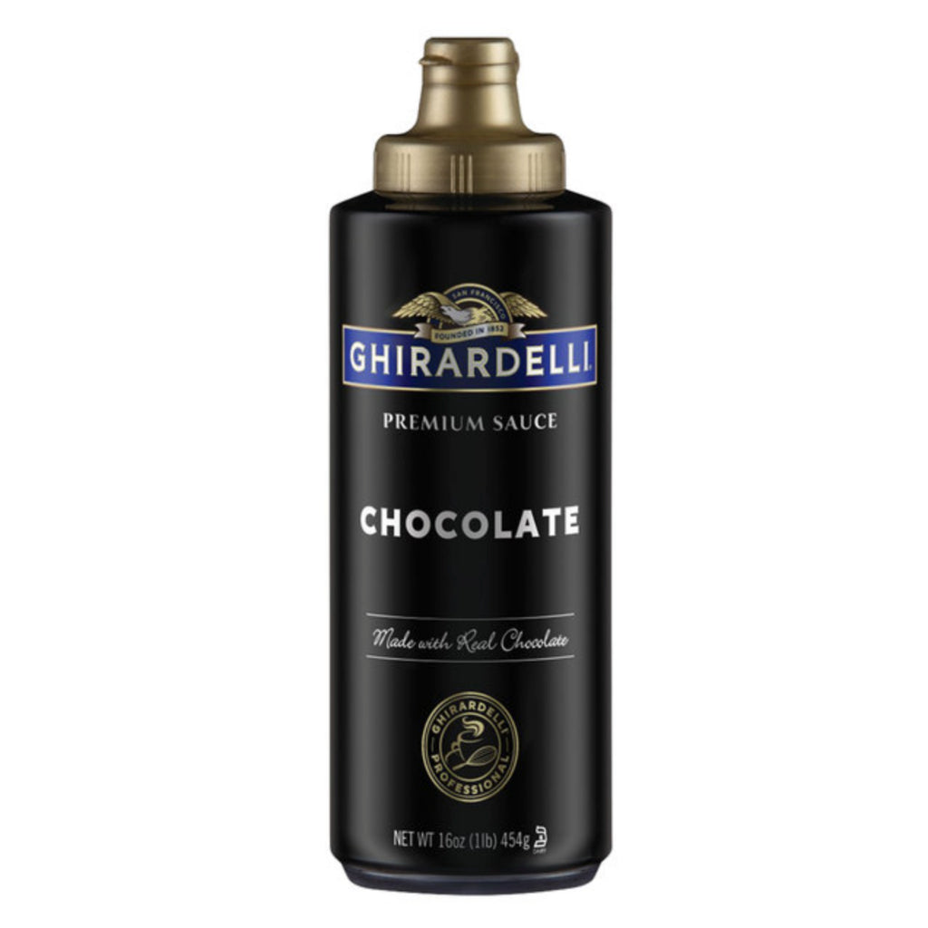 Ghirardelli Professional Premium Sauce Caramel, Dark Chocolate, White Chocolate for Coffee Syrup