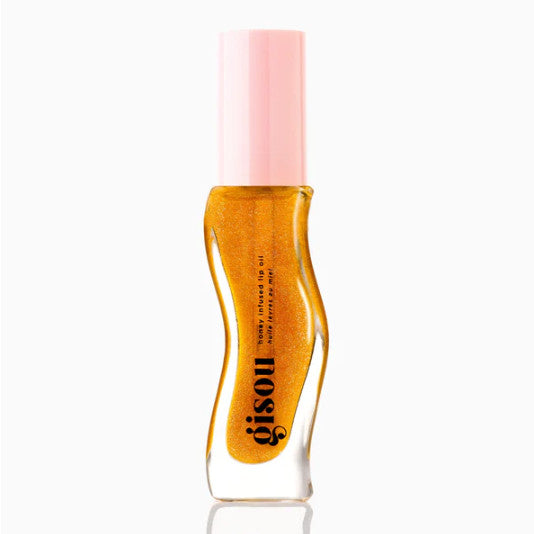 Gisou Honey Infused Lip Oil Gloss - Golden Shimmer, Strawberry, Watermelon, Mango, Coconut