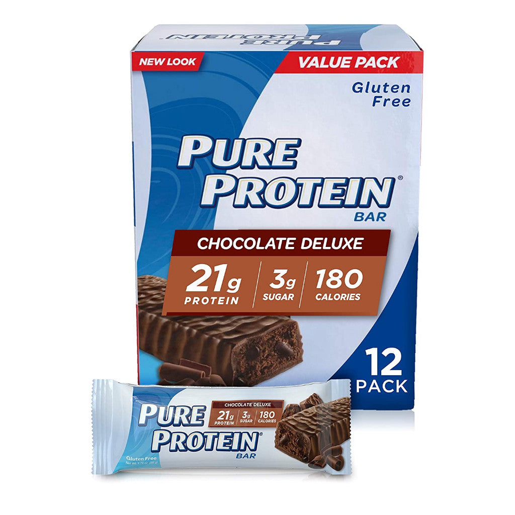 Pure Protein Bar - Chocolate Deluxe, Peanut Butter, Chewy Chocolate Chip, Mint Chocolate, Lemon Cake