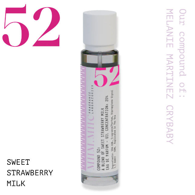 Miim Miic No 52 Sweet Strawberry Milk Eau de Parfum - Melanie Martinez Crybaby