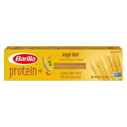 Barilla Protein Pasta Plus Angel Hair Spaghetti Pasta - Protein from Lentils, Chickpeas & Peas