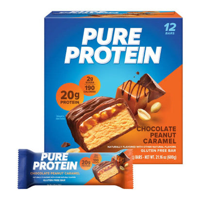 Pure Protein Bar - Chocolate Deluxe, Peanut Butter, Chewy Chocolate Chip, Mint Chocolate, Lemon Cake