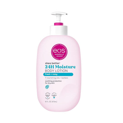 EOS Shea Better Body Lotion - Vanilla Cashmere, Strawberry Dream, Jasmine Peach, Fresh & Cozy