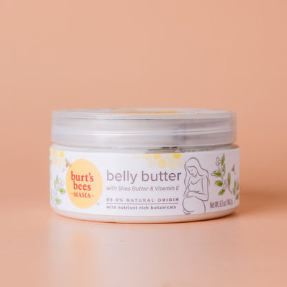 Burt's Bees Mama Belly Butter, Stretch Mark Cream for Pregnancy