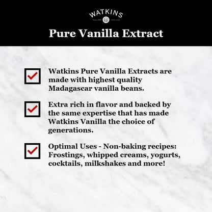 Watkins Pure Vanilla Extract with Madagascar Vanilla Beans