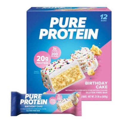 Pure Protein Bar - Chocolate Deluxe, Peanut Butter, Chewy Chocolate Chip, Mint Chocolate, Lemon Cake