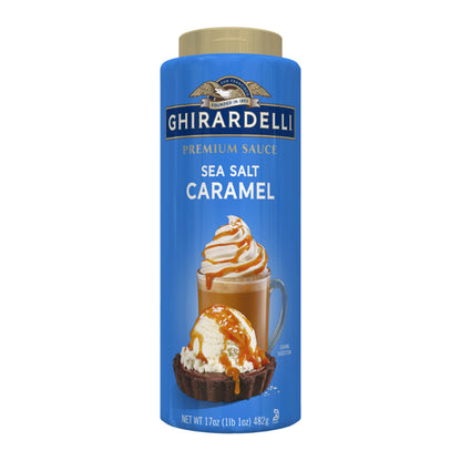 Ghirardelli Professional Premium Sauce Caramel, Dark Chocolate, White Chocolate for Coffee Syrup