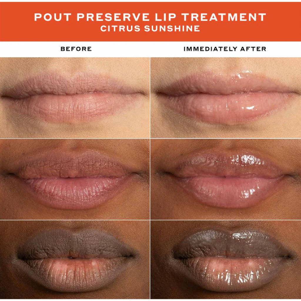 Ole Henriksen Pout Peptide Lip Treatment - Strawberry, Cocoa Creme, Creme Brulee, Citrus Sun