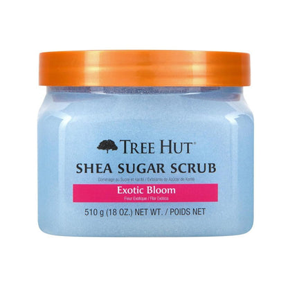 Tree Hut Shea Sugar Scrub - Moroccan Rose, Coconut Lime, Boba Milk Tea, Iced Coffee, Strawberry