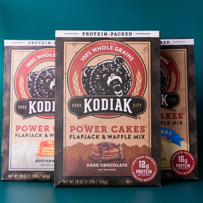 Kodiak Power Cakes Flapjack and Waffle Mix Protein Pancake Buttermilk Chocolate Chip