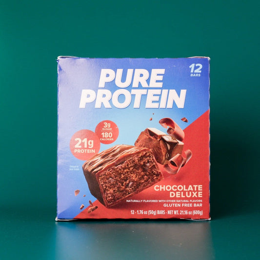 Pure Protein Bar - Chocolate Deluxe, Peanut Butter, Chewy Chocolate Chip, Mint Chocolate, Lemon Cake