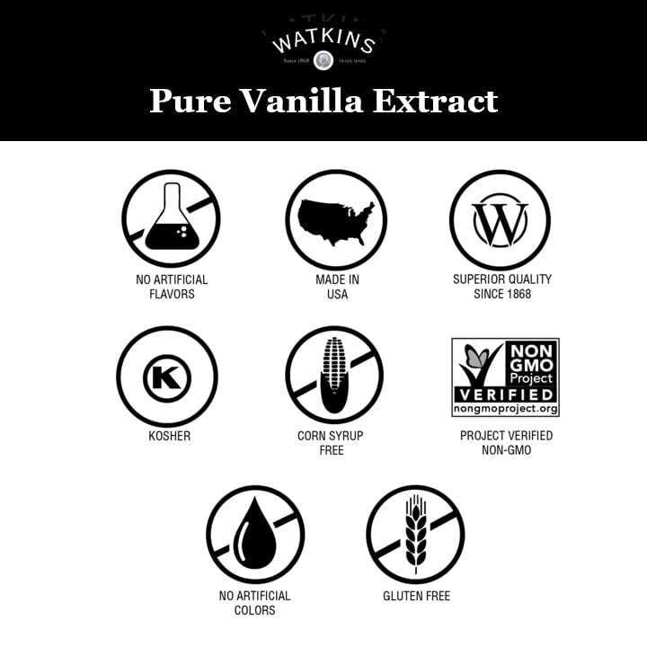 Watkins Pure Vanilla Extract with Madagascar Vanilla Beans