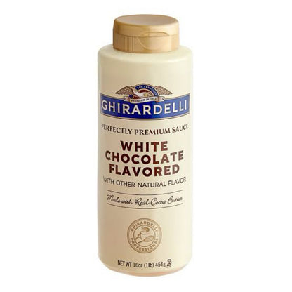 Ghirardelli Professional Premium Sauce Caramel, Dark Chocolate, White Chocolate for Coffee Syrup