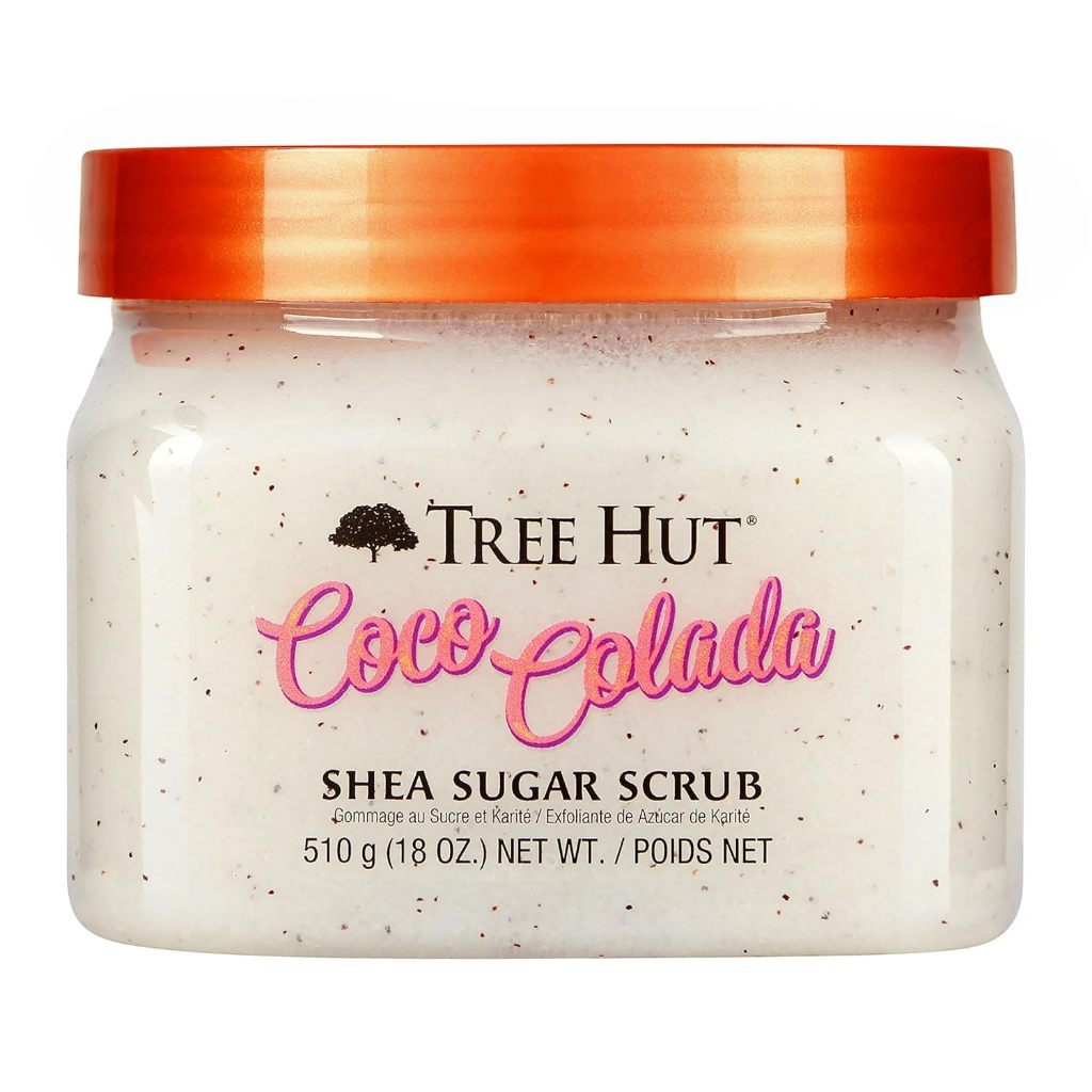 Tree Hut Shea Sugar Scrub - Moroccan Rose, Coconut Lime, Boba Milk Tea, Iced Coffee, Strawberry