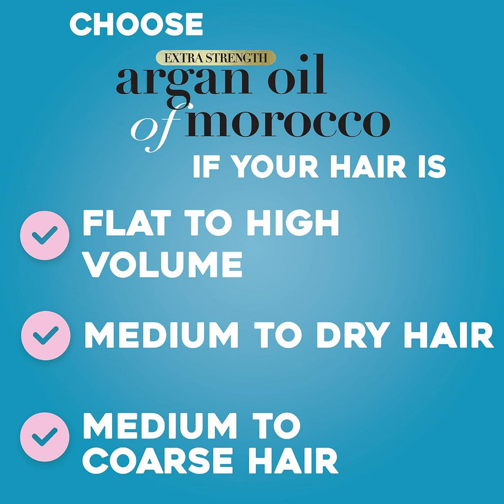 OGX Extra Strength Hydrate & Repair + Argan Oil of Morocco Shampoo Conditioner for Dry, Damaged