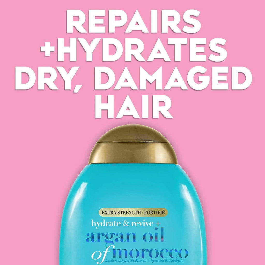 OGX Extra Strength Hydrate & Repair + Argan Oil of Morocco Shampoo Conditioner for Dry, Damaged