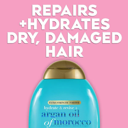 OGX Extra Strength Hydrate & Repair + Argan Oil of Morocco Shampoo Conditioner for Dry, Damaged