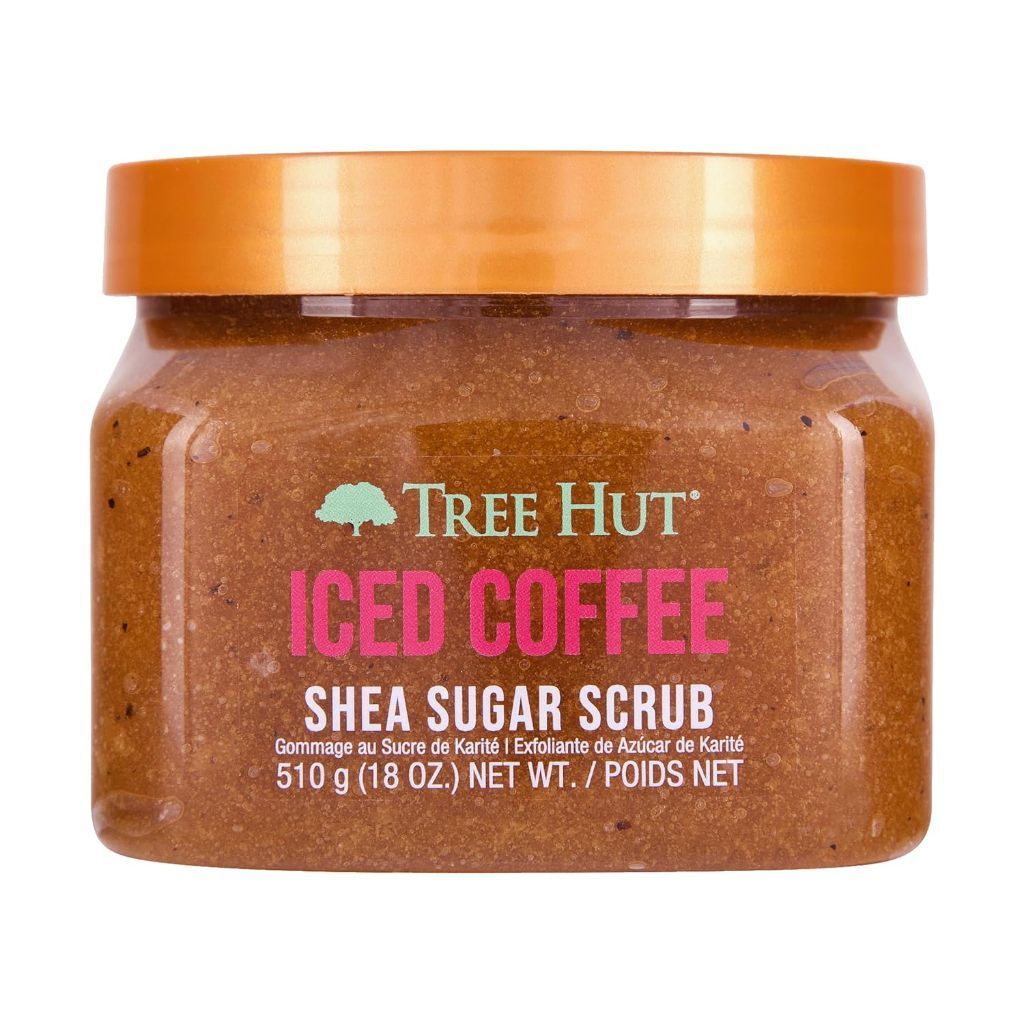 Tree Hut Shea Sugar Scrub - Moroccan Rose, Coconut Lime, Boba Milk Tea, Iced Coffee, Strawberry