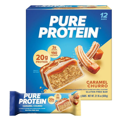 Pure Protein Bar - Chocolate Deluxe, Peanut Butter, Chewy Chocolate Chip, Mint Chocolate, Lemon Cake