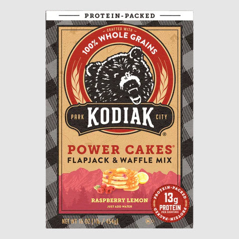 Kodiak Power Cakes Flapjack and Waffle Mix Protein Pancake Buttermilk Chocolate Chip