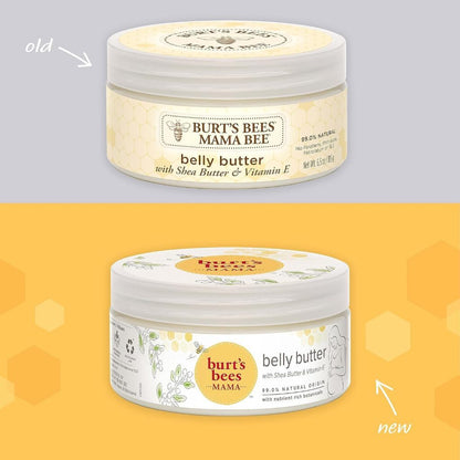 Burt's Bees Mama Belly Butter, Stretch Mark Cream for Pregnancy