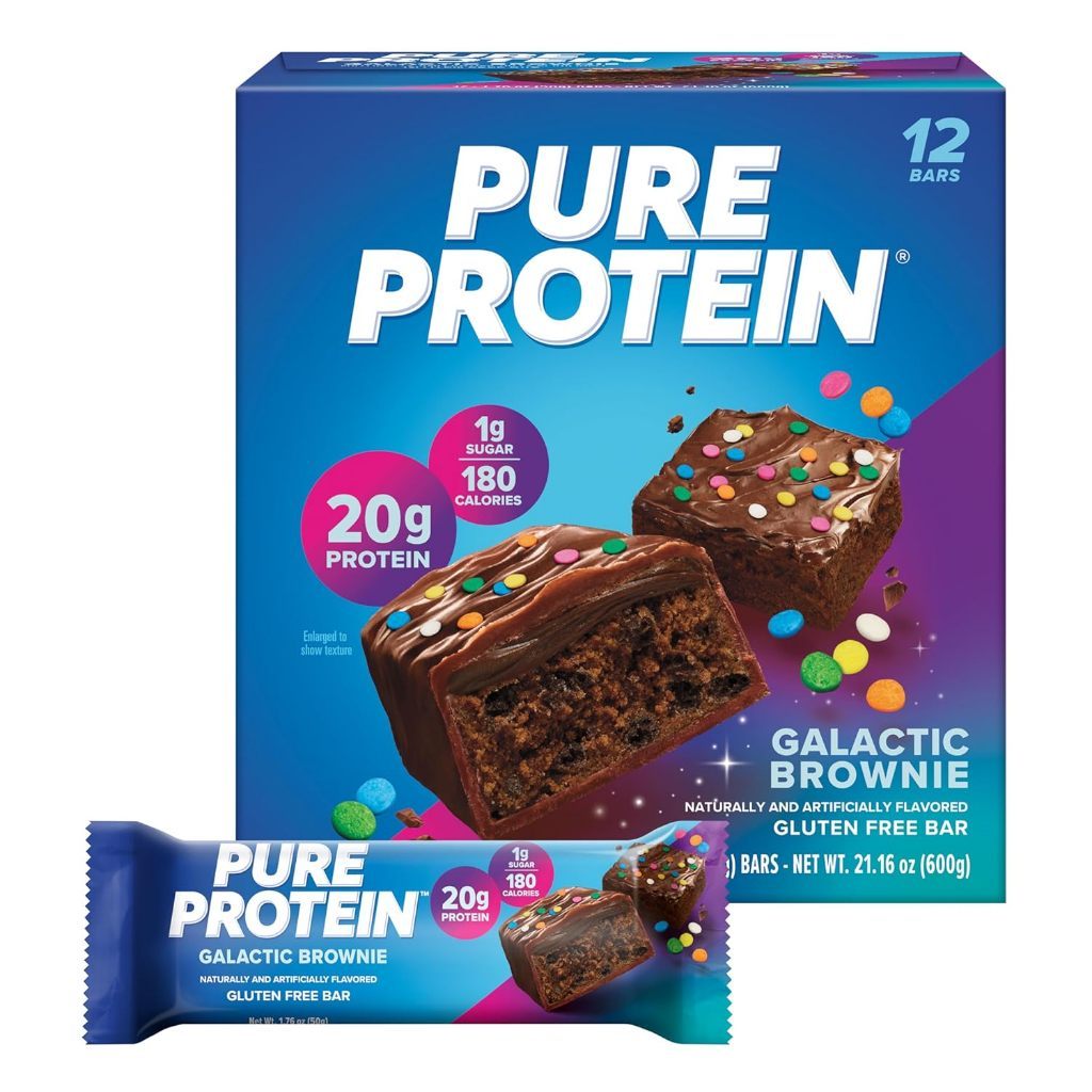 Pure Protein Bar - Chocolate Deluxe, Peanut Butter, Chewy Chocolate Chip, Mint Chocolate, Lemon Cake