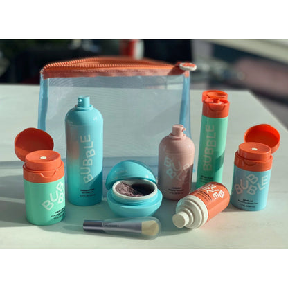 Bubble Brand Skincare and Cosmetics Mesh Pouch