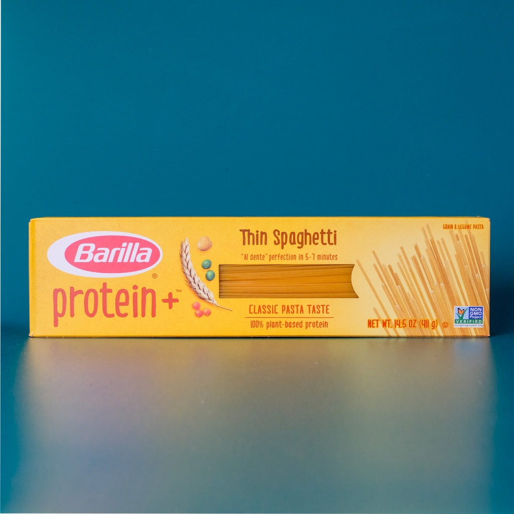 Barilla Protein Pasta Plus Angel Hair Spaghetti Pasta - Protein from Lentils, Chickpeas & Peas