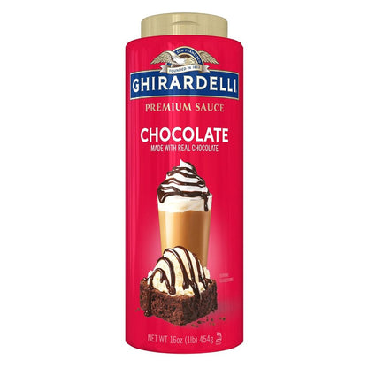 Ghirardelli Professional Premium Sauce Caramel, Dark Chocolate, White Chocolate for Coffee Syrup