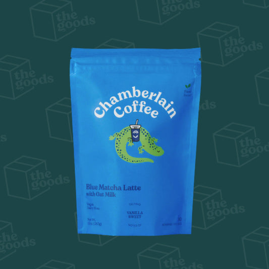 Chamberlain Coffee Blue Matcha Latte with Oat Milk