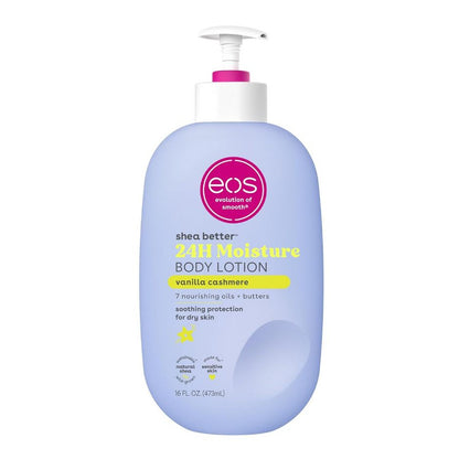 EOS Shea Better Body Lotion - Vanilla Cashmere, Strawberry Dream, Jasmine Peach, Fresh & Cozy