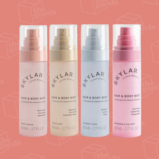 Skylar Hair & Body Mist - Vanilla Sky, Peach Fields, Coconut Cove, Boardwalk Delight