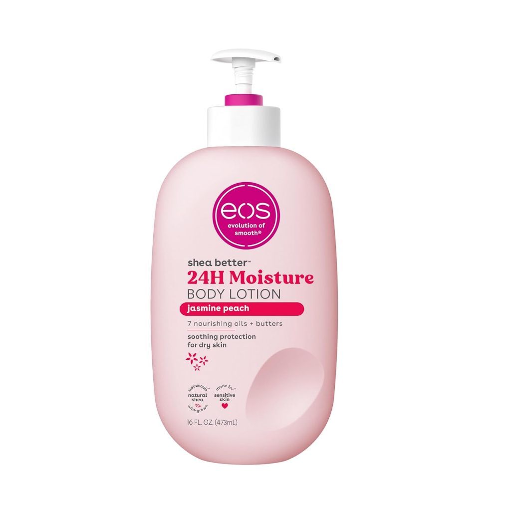 EOS Shea Better Body Lotion - Vanilla Cashmere, Strawberry Dream, Jasmine Peach, Fresh & Cozy