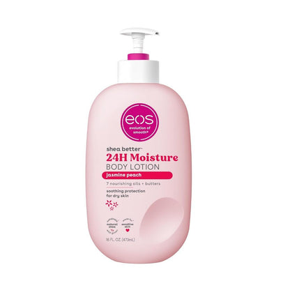 EOS Shea Better Body Lotion - Vanilla Cashmere, Strawberry Dream, Jasmine Peach, Fresh & Cozy