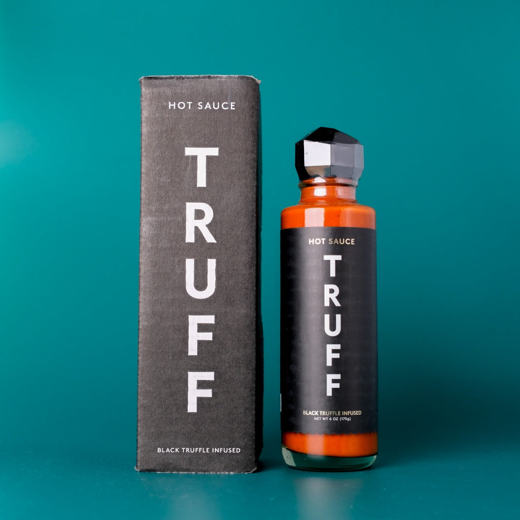 TRUFF Original Black Truffle Hot Sauce, Gourmet Hot Sauce with Ripe Chili Peppers, Black Truffle Oil