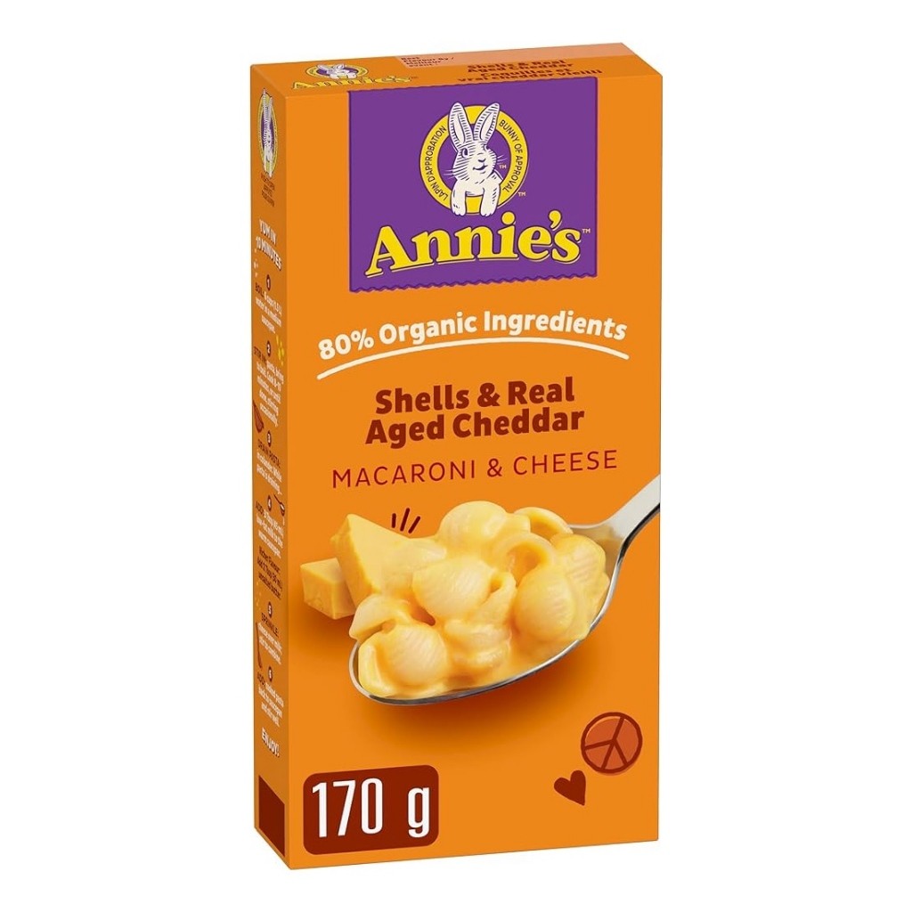 Annie’s Real Aged Cheddar Shells Macaroni & Cheese Dinner with Organic Pasta